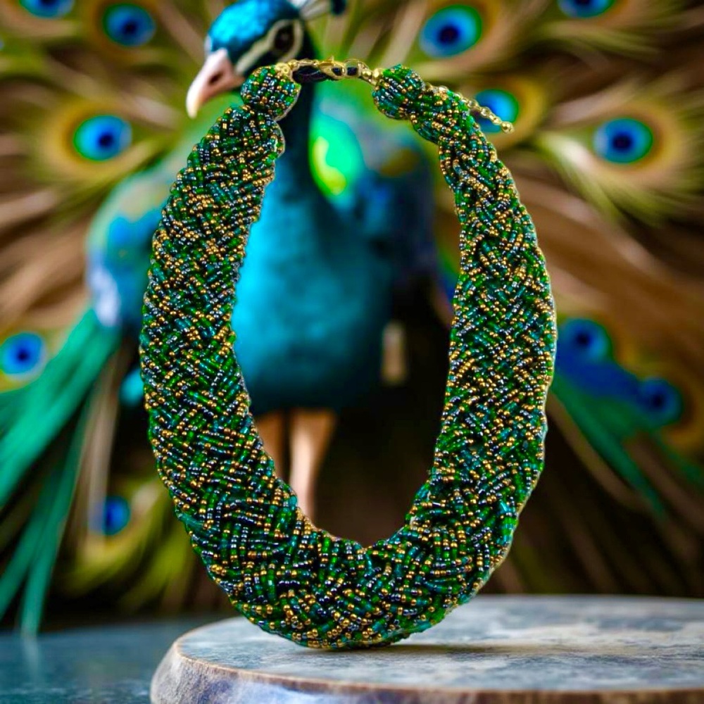 Peacock Necklace 🦚